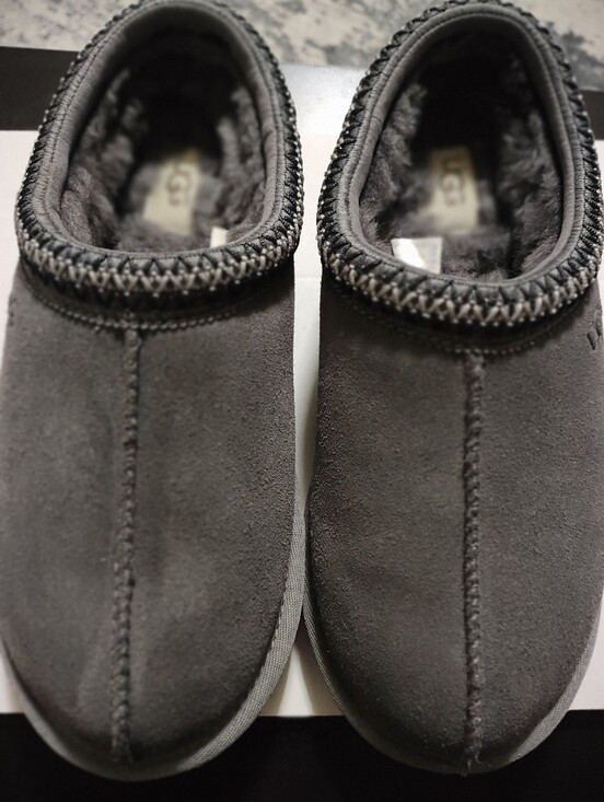 UGG Other - UGG Men’s Charcoal Suede Slip-On Slippers